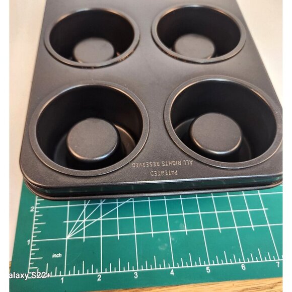 Non-Stick 6-Cavity Donut Pan For Baking  Heavy-Duty Carbon Steel For Muffins Or - Picture 4 of 6